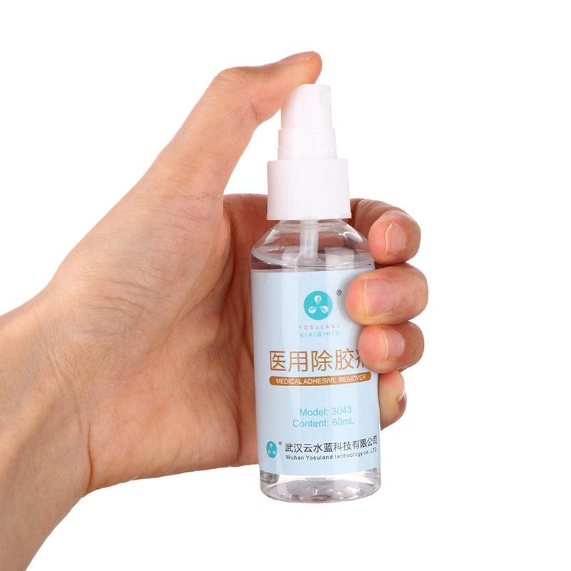 Spray Nettoyant Adhésif 60ML pour Colostomie Dissolvant d'Adhésif Médical Produits de Soin pour Poche de Stomie