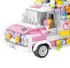 Dining Car Blocks Toy Educational Boredom Relief Children Food Truck Building Blocks for Boys Girls