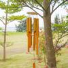 Bambus-Windspiel Röhren-Windspiel 30" Klassisches Zen-Holz-Windspiel Haus-Garten-Dekor