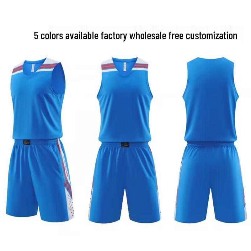 Cross-border Teen & Adult Basketball Jersey Set for Training and Competitions