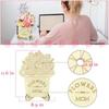 Mothers Day Flower Holder Removable Wood Table Ornament Flower Stands Party Table Decorations Gift for Mother