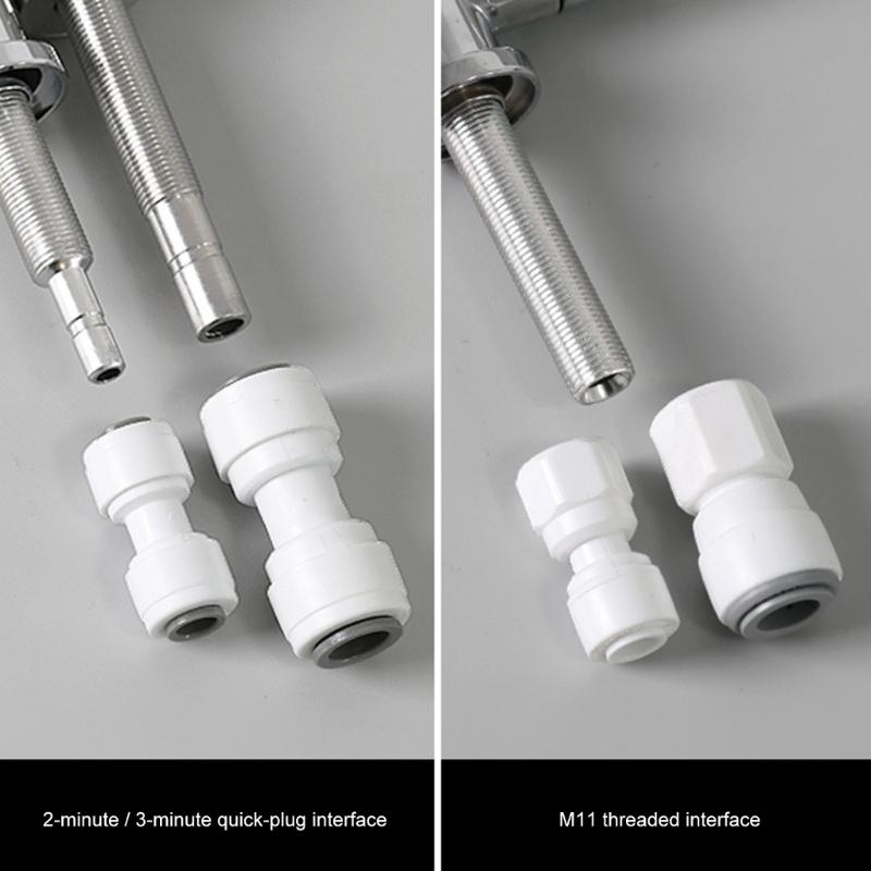10Pieces M11 Water Filter Quick Connectors Adapters Sturdy POM Materials Convenient for Indoor Outdoor Daily Use