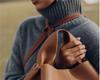 Polene Cloud Bag Dumpling: Genuine Leather Single Shoulder Crossbody Handbag. In Stock.