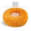 Cat Cushions Bed Diameter Multiple Size Winter Soft Round Sofa Bed Cat Bed for Indoor Cat with Non-Slip Bottom for Small