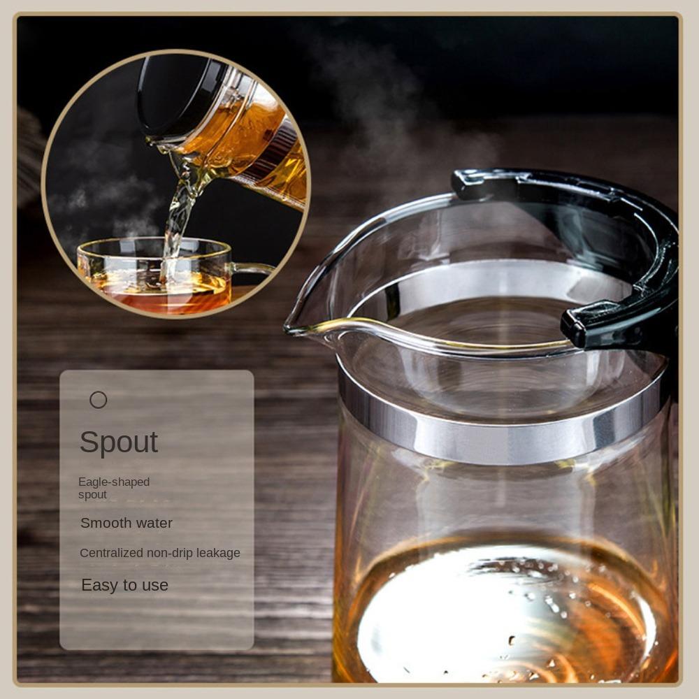 Heat Resistant Glass Teapot Thickened Tea Separation Kettle Teaware Tea Pot