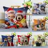 Wall-ace And G-Gromit Pillowcase Toon Gift Cushion Cover Bedroom Home Sofa Chair Seat Decor Pillow Case