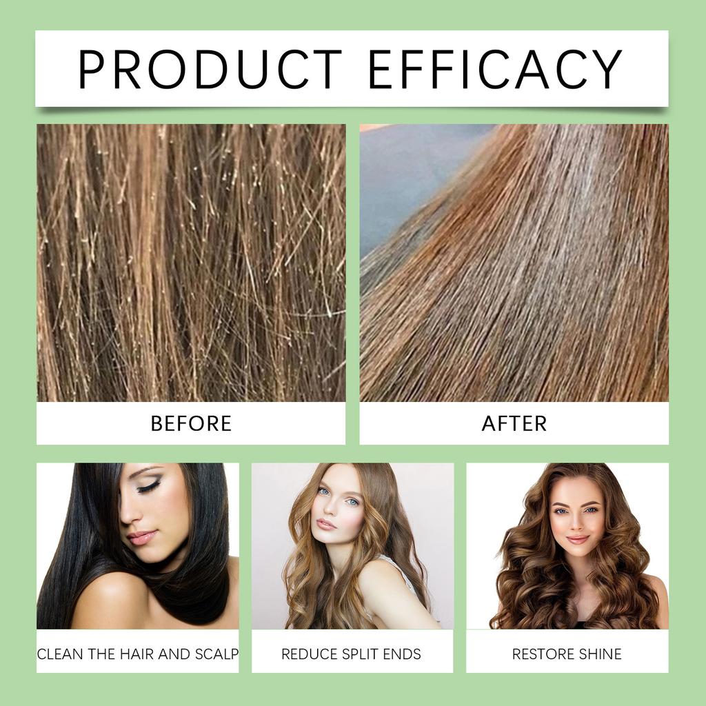 Strong Shampoo Reduces Hair Breakage And Strengthens Hair Without Silicone Oil. Deeply Cleanses Scalp Oil,200ml