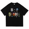 Love 2025 Summer Pure Cotton Men S and Women S 2D Style Graffiti Picture Print Trendy T-shirt Tops with Multiple Styles