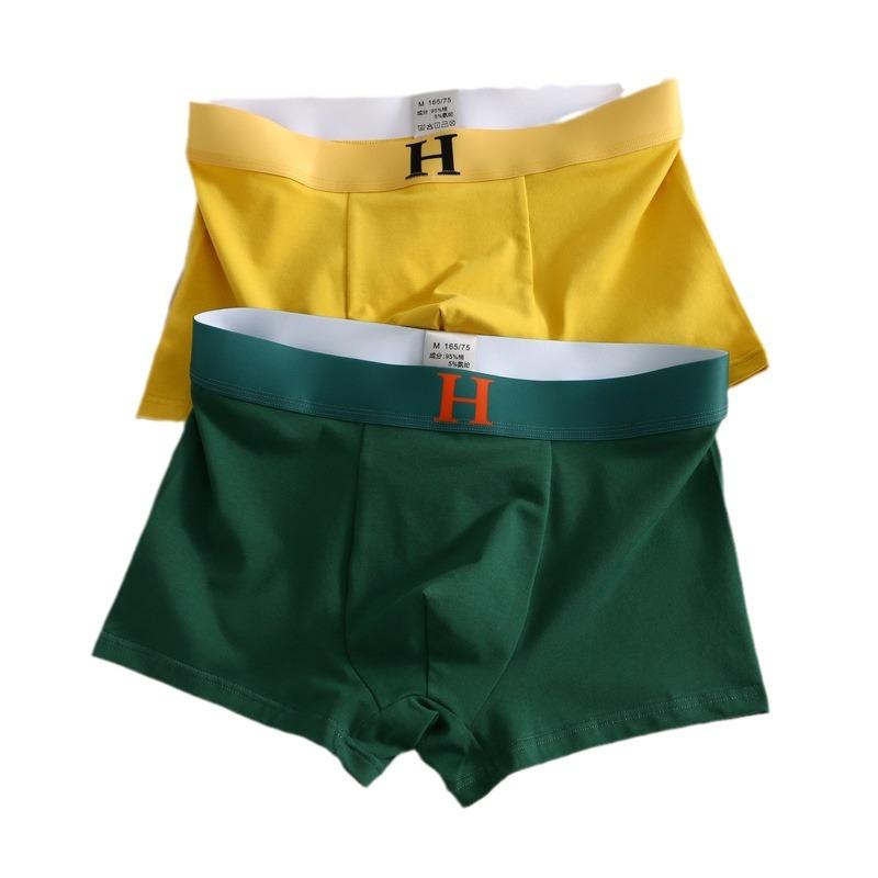 Men's Underwear with Four Corners for Autumn and Winter Comfortable Plus Size Men's Flat Underwear