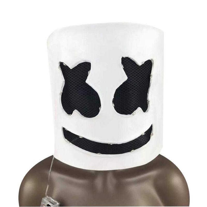 Marshmallow Electronic Music Festival DJ Mask marshmello Same style headgear Music festival live performance mask