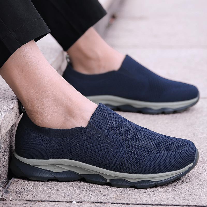 Fashion Top Quality Middle-aged Mom and Dad Shoes Breathable Shoes for The Old Lightweight Walking Women Men Casual Shoes Big Size uik90