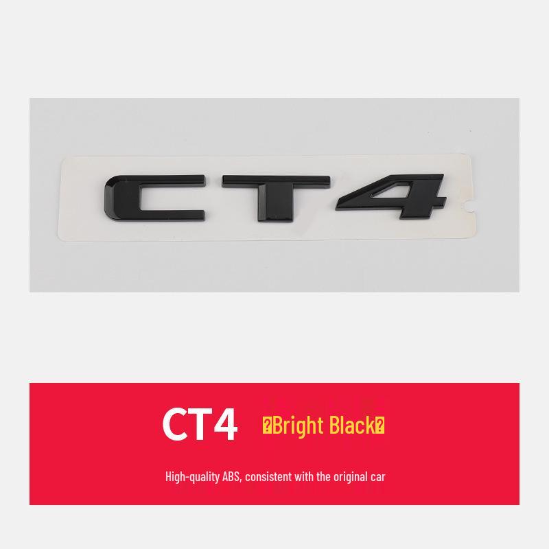 Cadillac CT4/CT5/CT6 AWD 40T XTS ATSL Rear Plastic Emblem for Car Modification