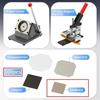 2x2" (Machine+Cutter+100 Magnets)Or(1000 Magnets Material) DIY Custom Photo Kit Fridge Magnet Button Maker Machine Refrigerator