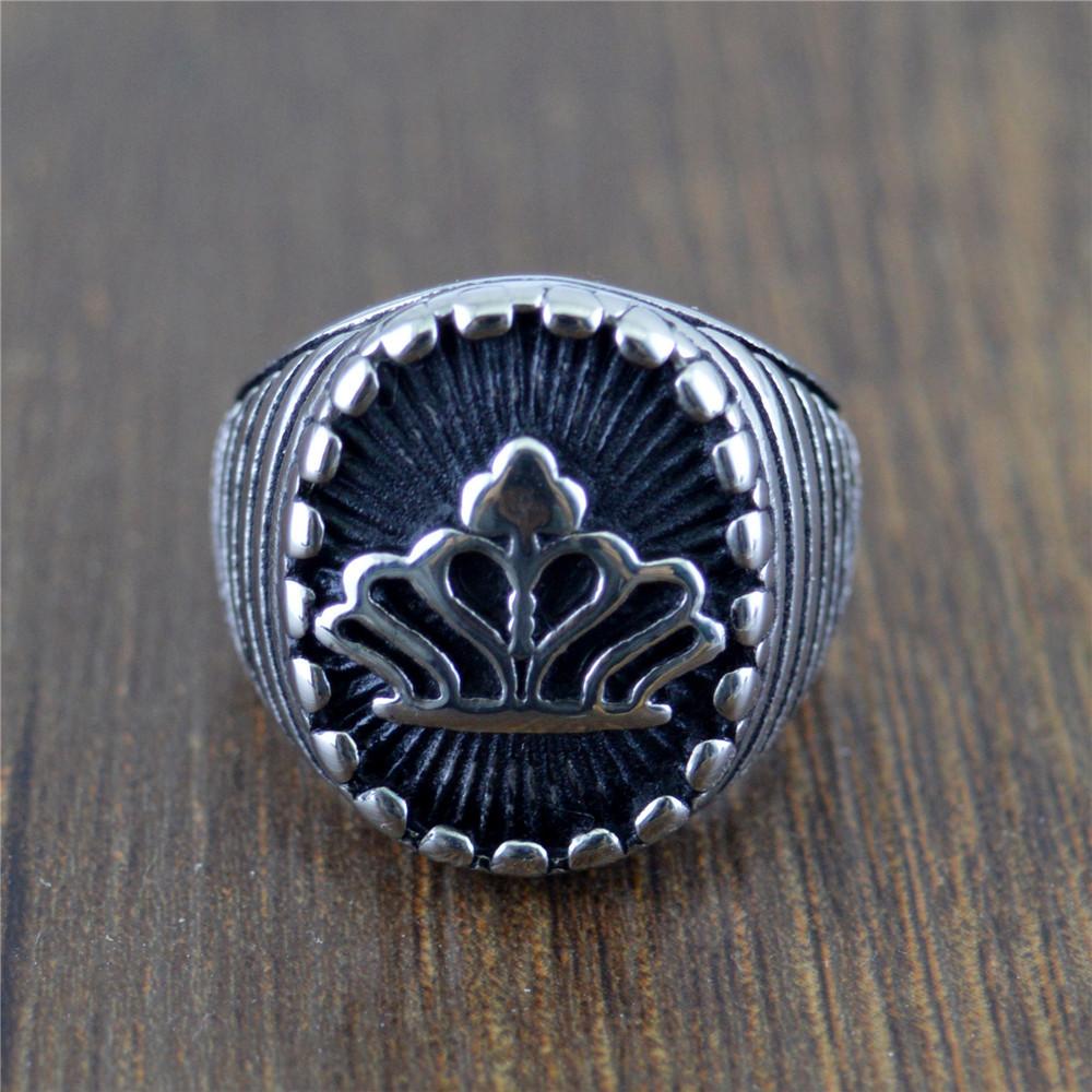 Style Jewelry Retro Style Crown Classic Ring Ring Bracelet