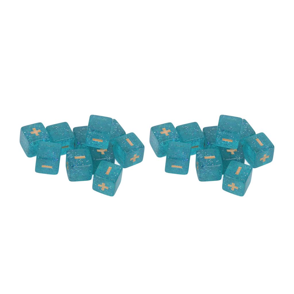 Cheap 20pcs Plus Minus Sign Dice Set 16mm Math Operation Calculation ...