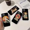 Japanese Samurai Cat Ramen Transparent Phone Case For IPhone 16 15 14 13 12 11 Pro Max Plus Soft Cover