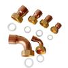 1/2" 3/4" 1" -2" BSP Femelă 12.7 15 16 22 28 35 42mm Conector Union cu Cupă pentru Lipire la Cap Fiting Cupru pentru Instalații Aer Condiționat