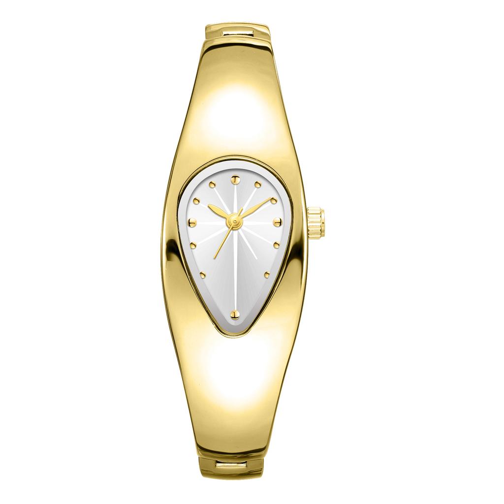 Кварцовий годинник Чоловіки Жінки Крапля води Вінтажний Y2k Спеціальне лезо Креативний дизайн леза Високоякісна сталь Унікальний браслет Чоловічий годинник