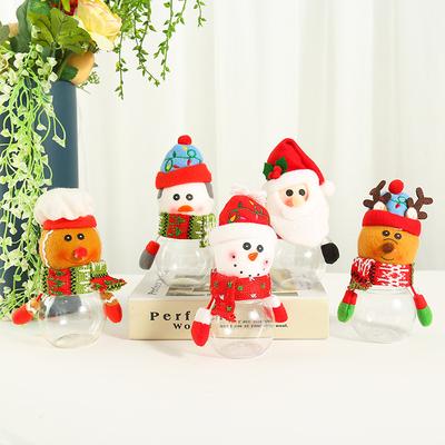 Christmas Decorations Christmas Eve Transparent Candy Jars Old Man Snowman Deer Gift Girlfriend Children Small Gift Box