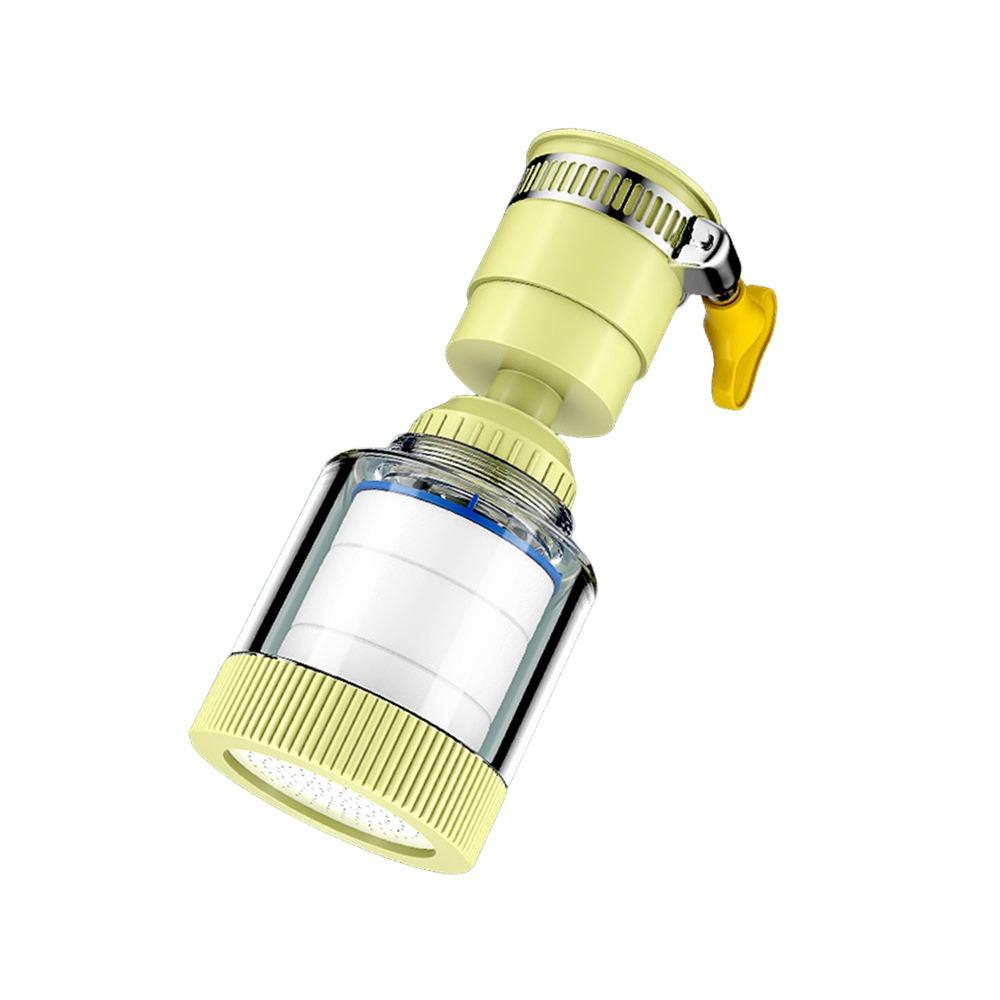 

360° Rotate Kitchen Anti-Splashing Faucet Splash Proof Replaceable Filter Faucet Kitchen Use жёлтый