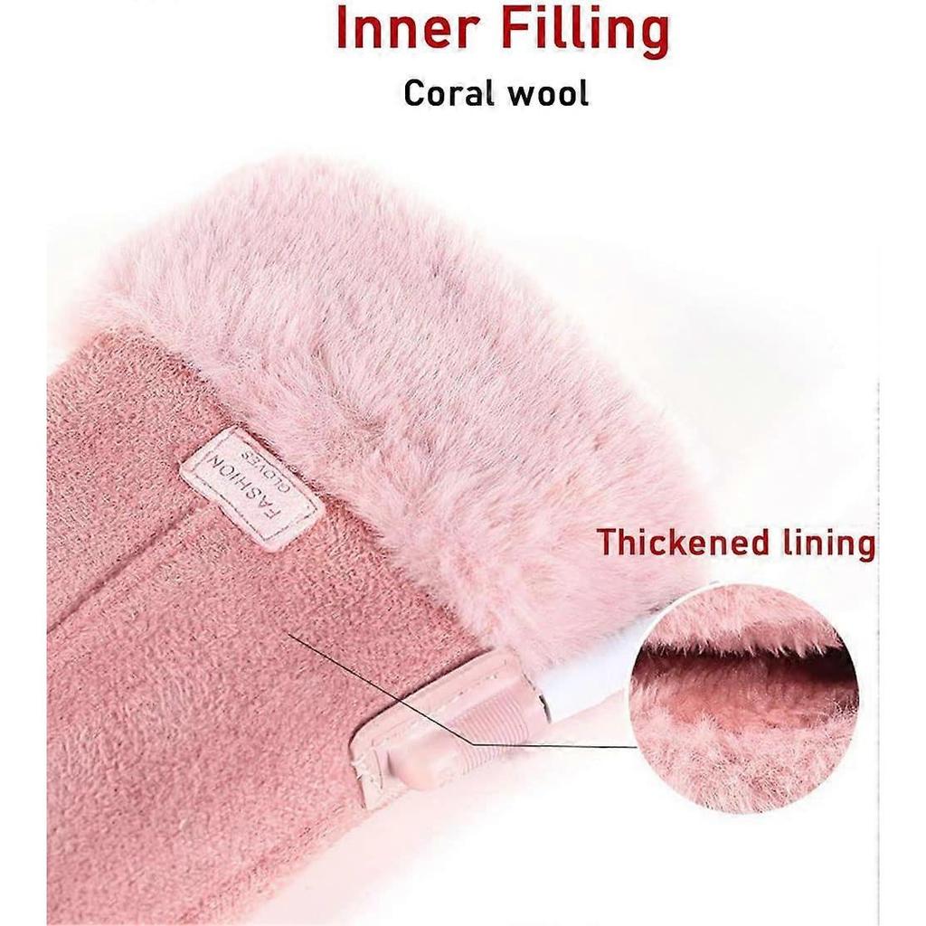 USB Rechargeable Heated Gloves, Warm Heated Gloves for Women