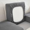 Jacquard Water Resistant Sofa Cushion Covers Elastic Grey Sofa Seat Cover For Living Room Furniture Protector For Young Students Removable