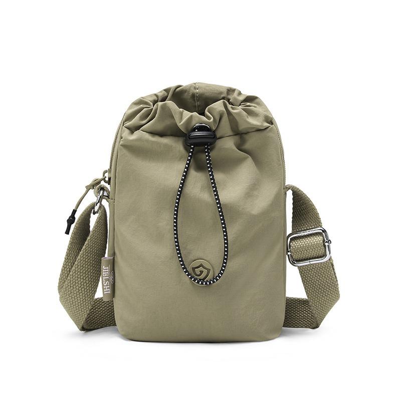 Sommer neue Umhängetasche multifunktionale lässige Umhängetasche minimalistische Kordelzugtasche Trinkflaschentasche Sport Damen Tasche