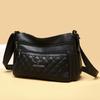 Spring and Summer Fashionable Embroidered Diamond-shaped PU Simple Commuter Single-shoulder Crossbody Women's Bag