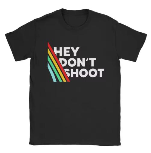 Arc Raiders Hey Dont Shoot T Shirt Summer Hip Hop TShirts Unisex WoUnisex Cotton O Neck Oversized Clothes Short Sleeves Awesome Tops