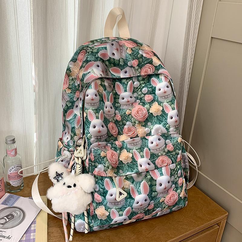 

Рюкзак высокой ценности, свежий, милый и с принтом, легкий для уроков макияжа для учеников средней школы и рюкзак большой вместимости.