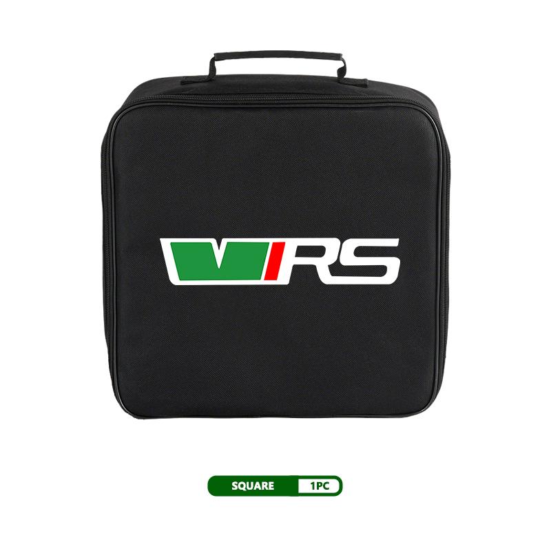 AES1 For Skoda Oxford Cloth Car Charge Cable Case Organiser Waterproof Charging Gun Storage Bag Kamiq Karoq Octavia 2 3 Rapid Scala