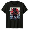 Tričko Ninja Neko - Japonský Kočičí Bojovník Katana Umění