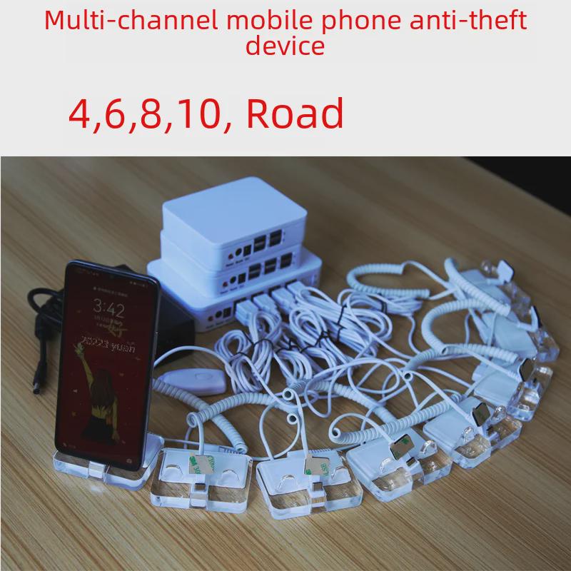 Vícekanálový mobilní displej s ochranou proti krádeži pro Huawei, Xiaomi, Apple – funkce nabíjení a alarmu.