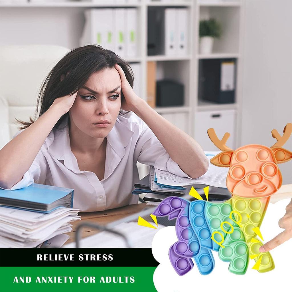 Noel Silikon Duyusal Dekompresyon Masaüstü Bulmaca Dekompresyon Oyuncak