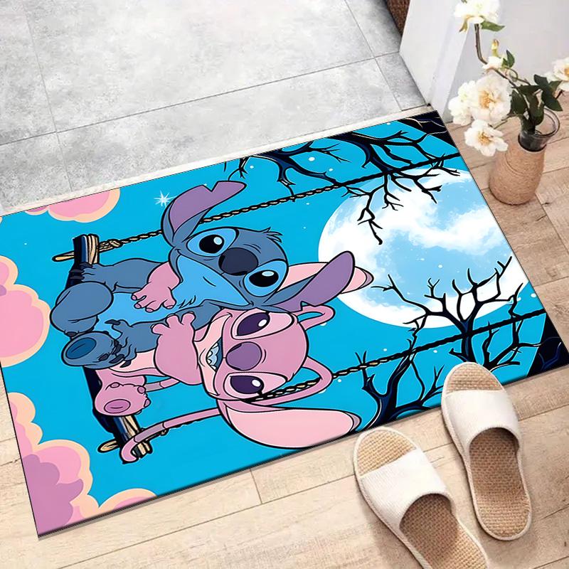 1pc S-Stitch Design Printed Area Rug Carpet for Bedroom Living Room Home Decor Rugs Mat Non Slip Mat Rug for Bedside