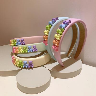 Padded Spinge Bear Hairbands Headbands Ornament Accessories Hair Accessories