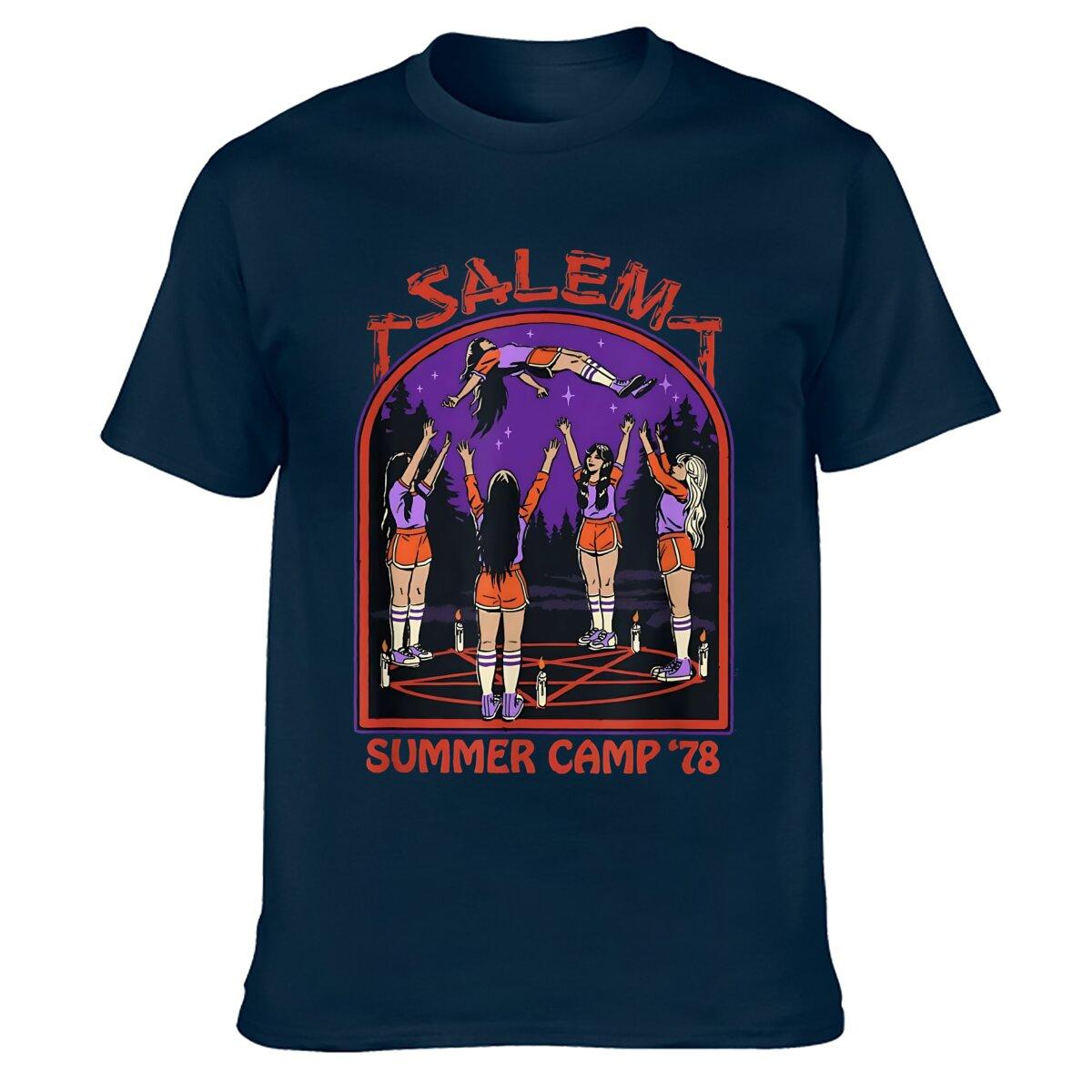 Футболка Steven Rhodes Salem Summer Camp  78 Retro с черным юмором S