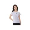 Under Armour Printed Logo Knit Crew Neck T-Shirt Women Tops White 22500520-100