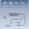Type C PoE Splitter with RJ45 Port Type C Port 48V To 5V2.4A Power 10/100Mbps For NonPoE Devices IEEE802.3af Compliant