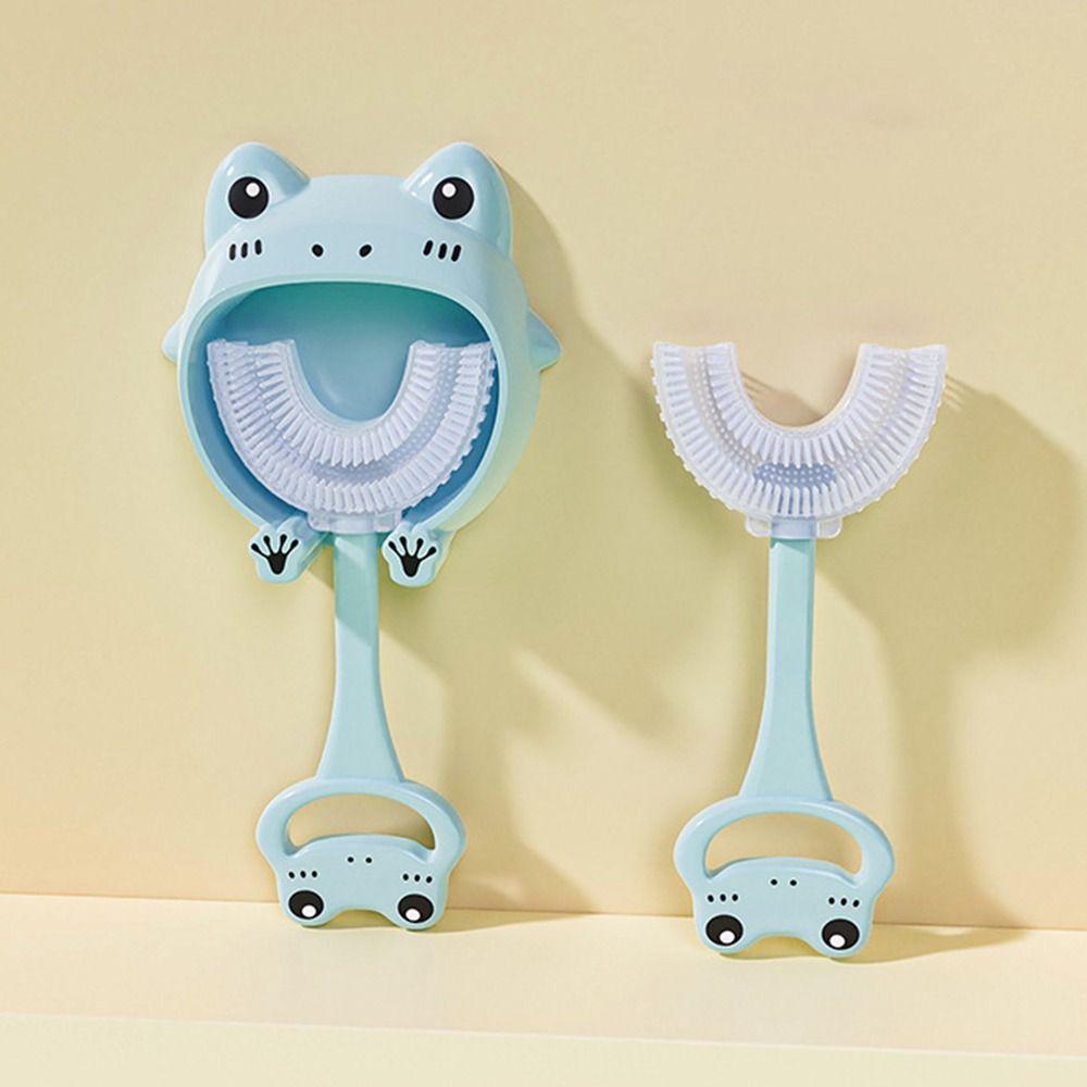 Cleaning A Dent Enfant Silicon U Shape Toothbrush Tooth Brush Cleaning Brosse Teeth Clean Brush