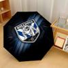 Canterbury-Bankstown Bulldogs Print Auto 8?Ribs Folding Umbrella Wind Resistant Lightweight Automatic Umbrella For Daily Travel