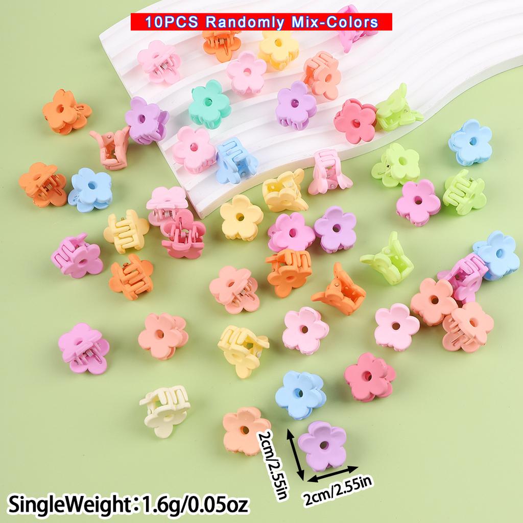 Colorful Candy Clasp Clip Mini Small Princess Head Broken Hair Clip Summer Forehead Bangs Side Clip Broken Hair Headpiece.