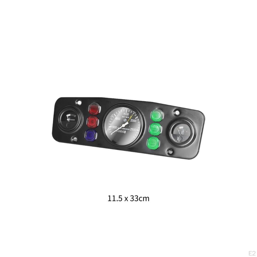 3-in-1-Kit Instrumententafel Auto Dreifachanzeige Drehzahlmesser 12V Auto-Messgerät für