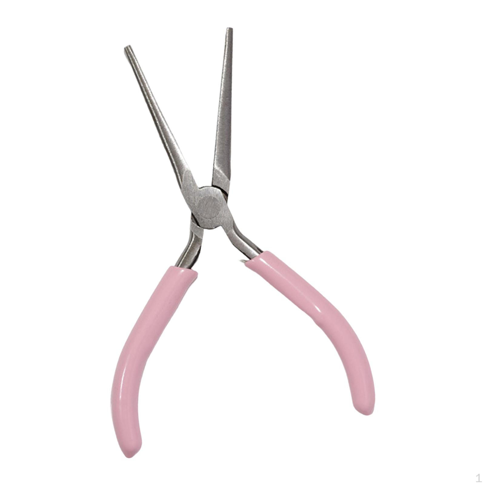 Nail Clip Tweezers ,Nail Pinching Tool ,Pick up with Soft Handle ,Metal Repair Art Tools