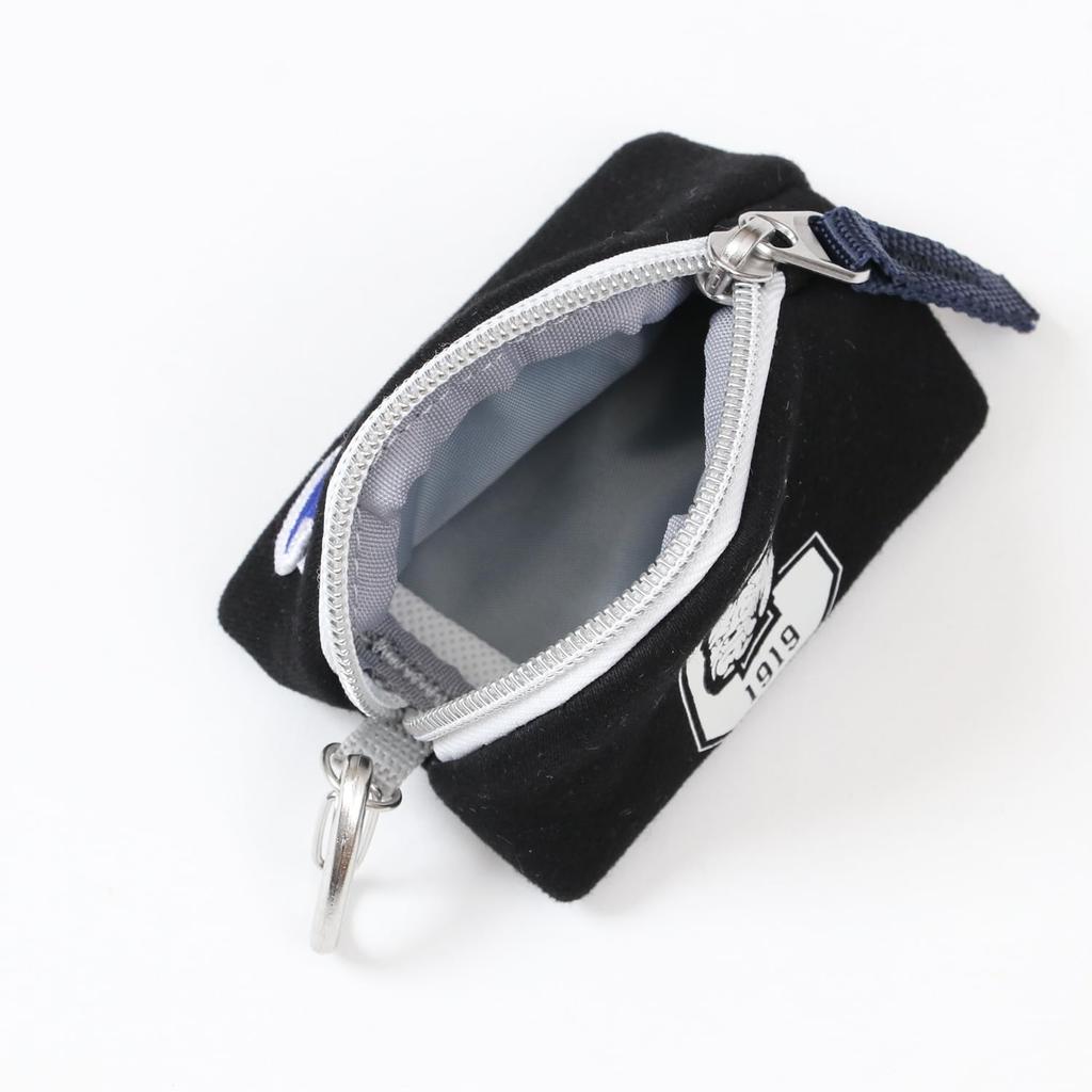 [Champion] Outdoor Fleece Rubber Print Ball Pouch Accessories Golf C3-BG704B Black