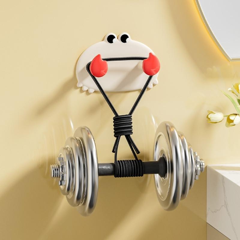 Eleganter Krabben Wandhaken Einfache Installation Designs Hält Handtücher Hüte Badezimmer Schlafzimmer Organisation Täglicher Gelegenheitsgebrauch