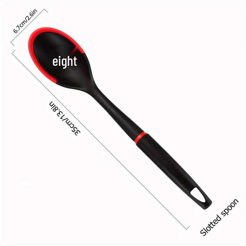 Ru Han Two-Tone Silicone Spatula & 2 Leaky Spoons Set