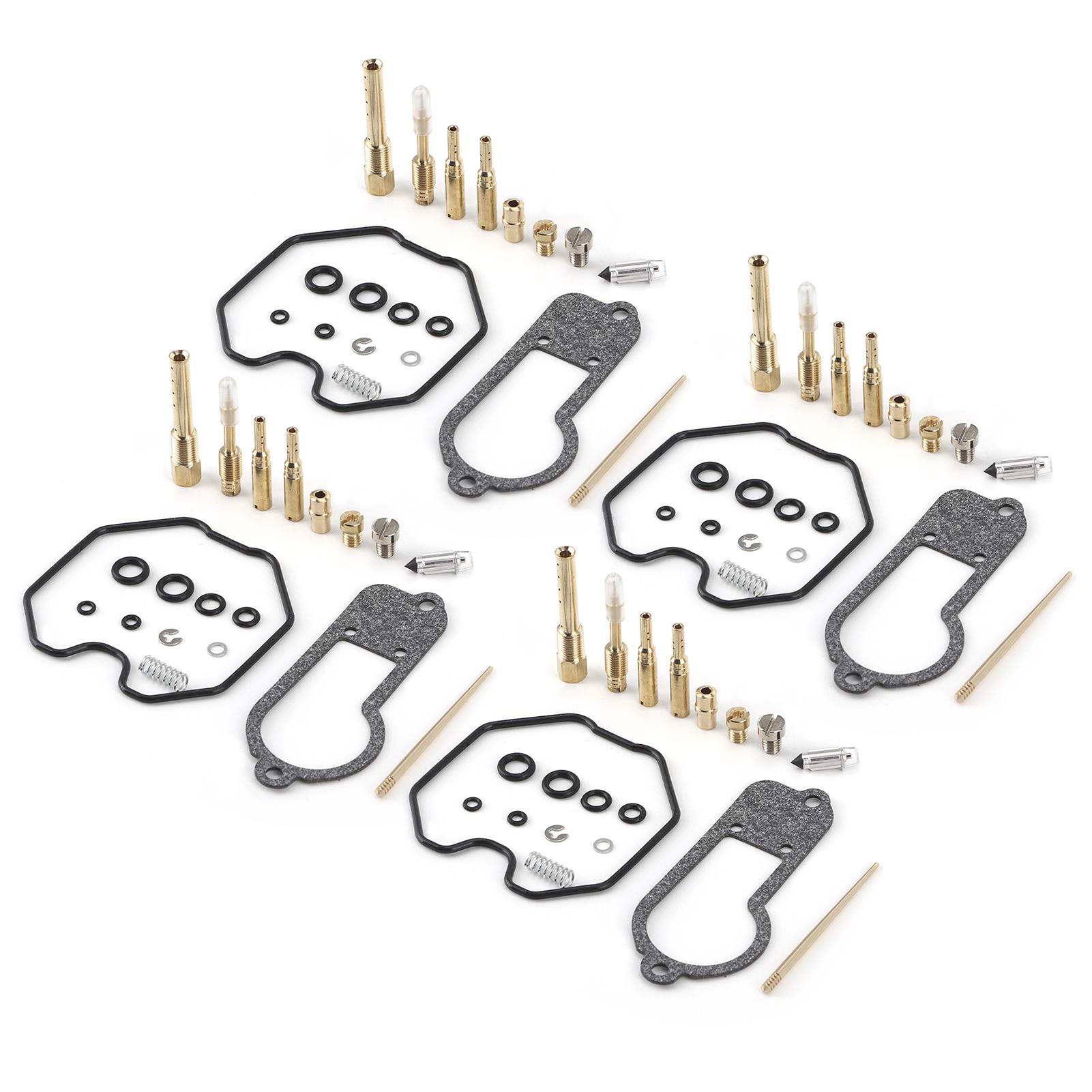 4Sets Motorcycle Carburetor Rebuild Kit Repair Parts Fit for Honda CB550 CB550K 1977‑1978