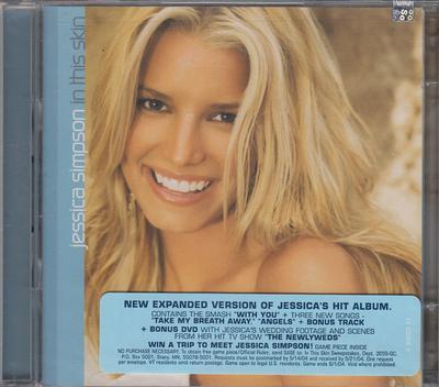 CD JESSICA SIMPSON - In This Skin (W/Dvd) CK92005 Columbia 2004 US Pop Used