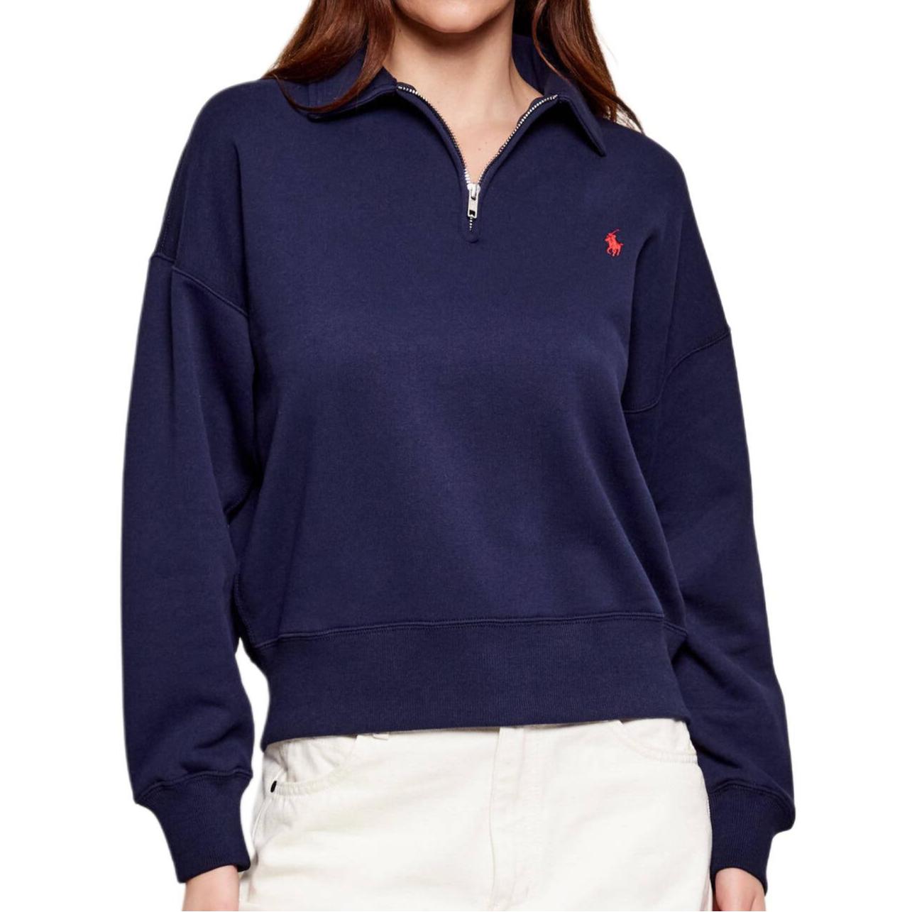 Polo Ralph Lauren SS26 Свободный крой Однотонная спортивная толстовка Женская толстовка 211B18685-010 M
